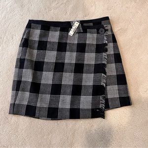 Plaid Madewell Skirt Size 4 NWT